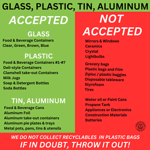 RECYCLING Yes No GLASS PLASTIC METAL Instagram Post Square 1