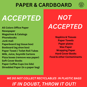 RECYCLING Yes No Paper Cardboard Instagram Post Square 1