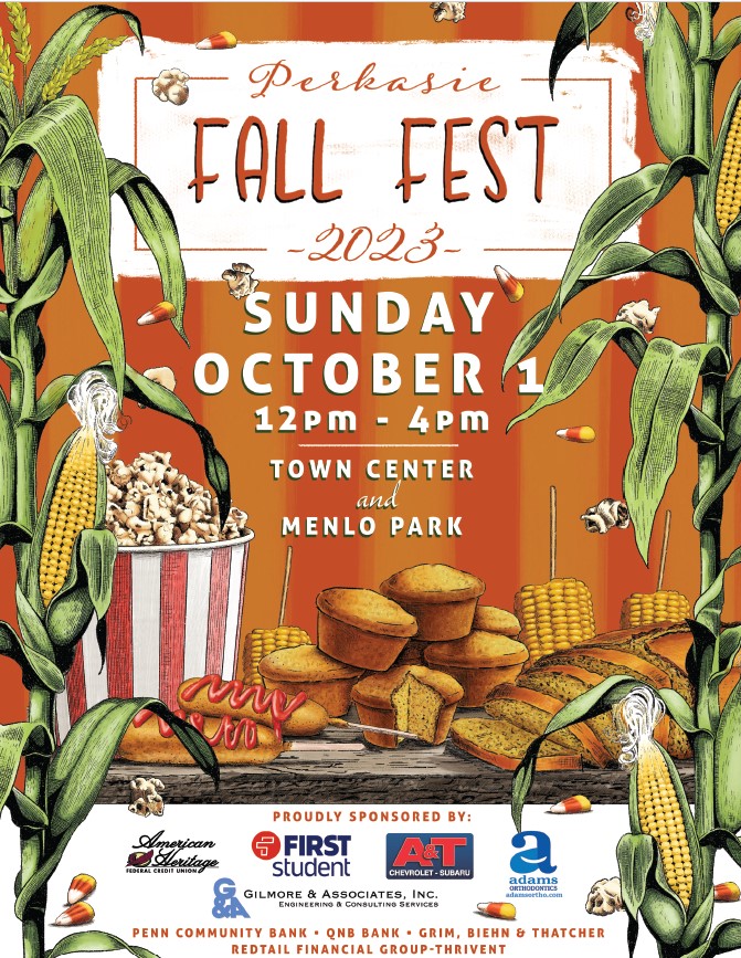 PERKASIE'S “CORNY” 22nd ANNUAL FALL FESTIVAL IS ON OCTOBER 1ST