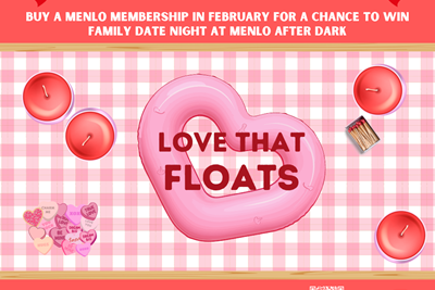 Menlo Aquatics Center Valentine's Date Night Prize